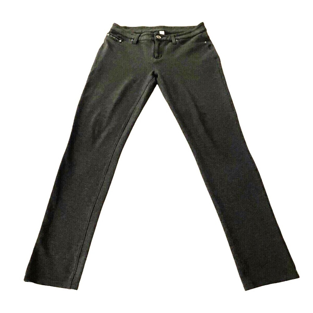Calvin Klein Skinny Jean Style Stretch Leggings Charcoal Grey Heather Size 27